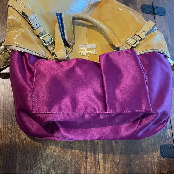 COACH SOPHIA Mustard PATENT LEATHER 15921 W/ REMOVABLE SHOULDER STRAP - Picture 11 of 11